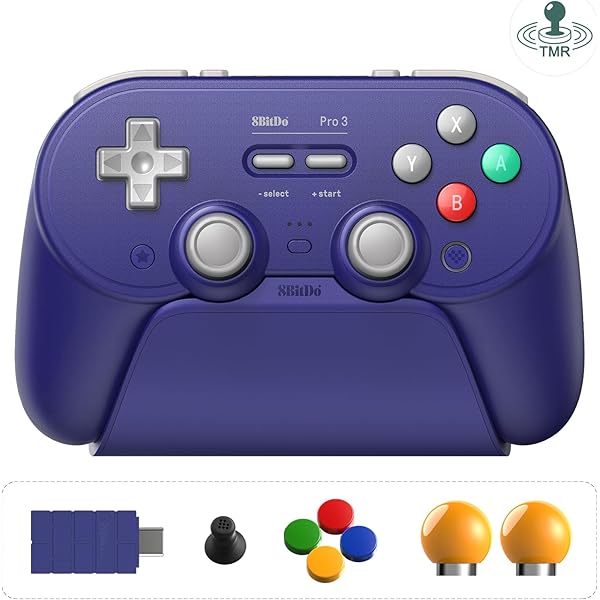 カスタムアーケードコントローラー　DP-3 8Bitdo アーケードスティック レバーとボタンの換装 | 三和レバーと